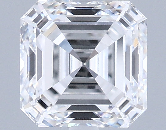 1.25 Carat Asscher Shaped, Ideal Cut, D Color, VVS1 Clarity, IGI Certified Lab Grown Diamond