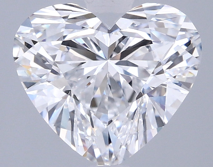 1.70 Carat Heart Shaped, Ideal Cut, D Color, VVS1 Clarity, IGI Certified Lab Grown Diamond