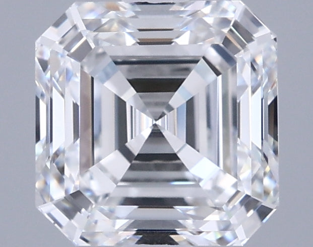 1.81 Carat Asscher Shaped, Ideal Cut, E Color, VVS1 Clarity, IGI Certified Lab Grown Diamond