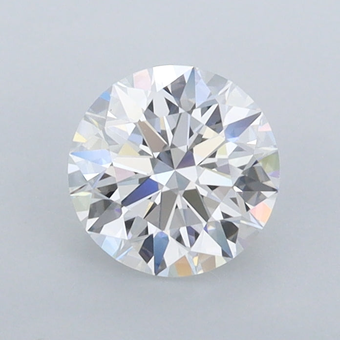 0.86 Carat Round Shaped, Ideal Cut, D Color, FL Clarity, IGI Certified Lab Grown Diamond
