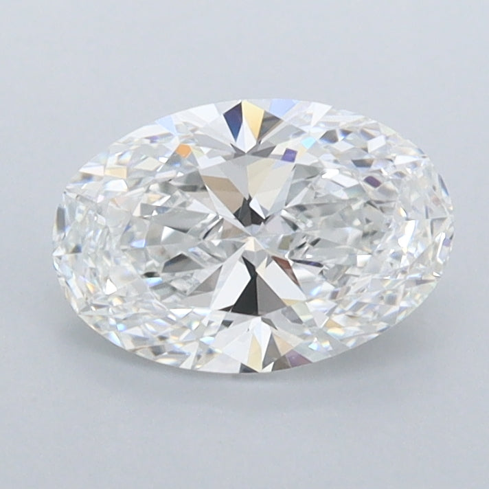 1.00 Carat Oval Shaped, Ideal Cut, E Color, FL Clarity, IGI Certified Lab Grown Diamond