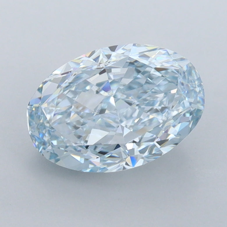 1.63 Carat Oval Shaped, Excellent Cut, VVS2 Clarity, IGI Certified Lab Grown Diamond