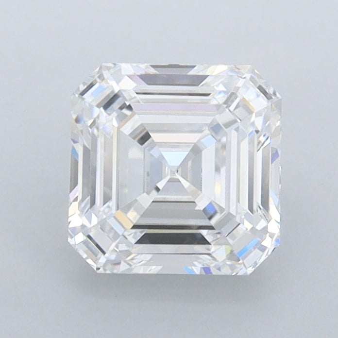 1.28 Carat Asscher Shaped, Ideal Cut, D Color, VVS1 Clarity, IGI Certified Lab Grown Diamond