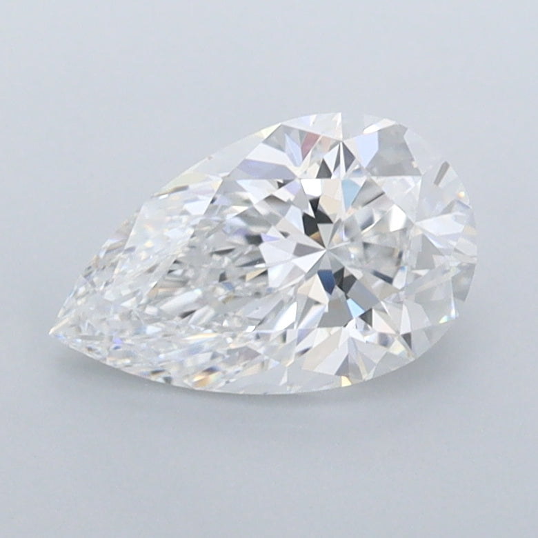 1.03 Carat Pear Shaped, Excellent Cut, D Color, VVS1 Clarity, IGI Certified Lab Grown Diamond