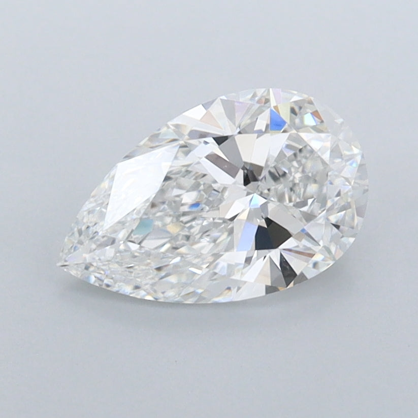 1.01 Carat Pear Shaped, Ideal Cut, E Color, IF Clarity, IGI Certified Lab Grown Diamond