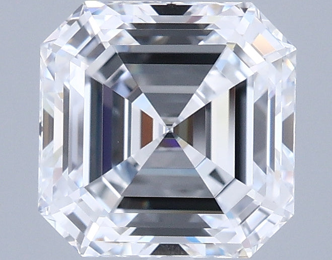 2.07 Carat Asscher Shaped, Ideal Cut, E Color, VVS1 Clarity, IGI Certified Lab Grown Diamond
