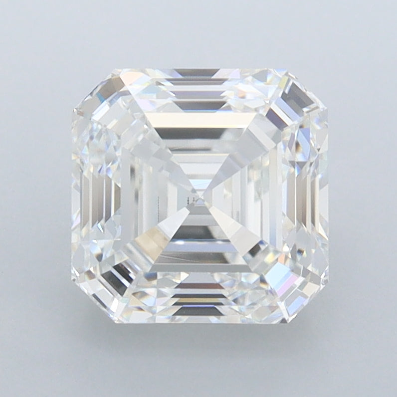 2.28 Carat Asscher Shaped, Ideal Cut, E Color, VVS1 Clarity, IGI Certified Lab Grown Diamond