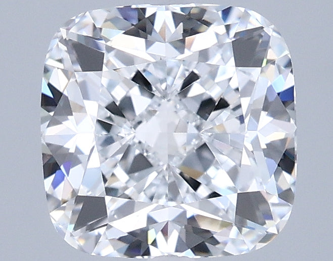 2.06 Carat Cushion Shaped, Ideal Cut, D Color, VVS1 Clarity, IGI Certified Lab Grown Diamond