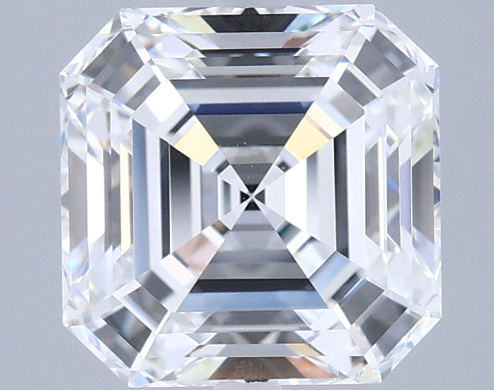 2.33 Carat Asscher Shaped, Ideal Cut, D Color, VVS1 Clarity, IGI Certified Lab Grown Diamond