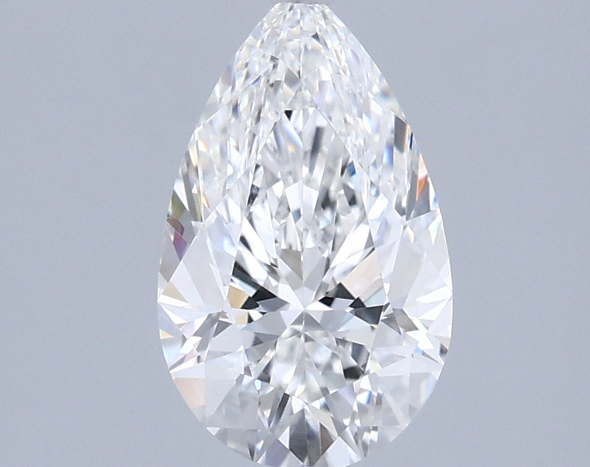 1.26 Carat Pear Shaped, Excellent Cut, E Color, VVS1 Clarity, IGI Certified Lab Grown Diamond