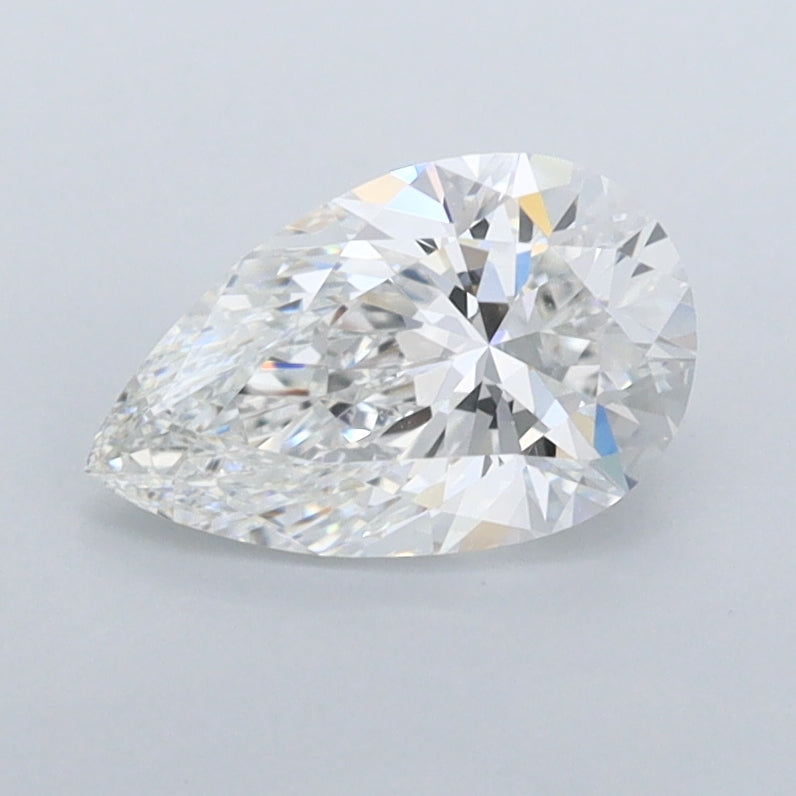 1.04 Carat Pear Shaped, Excellent Cut, D Color, VVS1 Clarity, IGI Certified Lab Grown Diamond