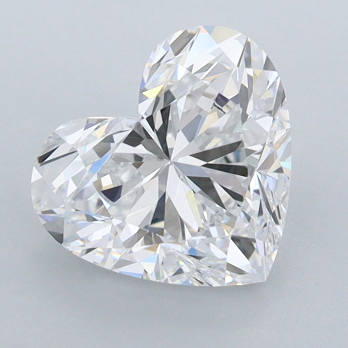 1.52 Carat Heart Shaped, Ideal Cut, D Color, VVS1 Clarity, IGI Certified Lab Grown Diamond