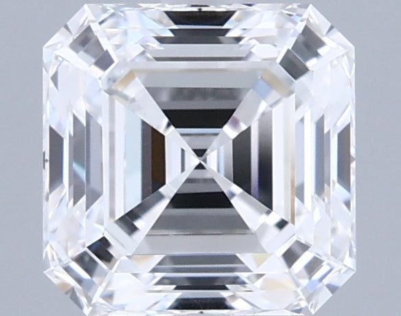 1.48 Carat Asscher Shaped, Ideal Cut, D Color, VVS1 Clarity, IGI Certified Lab Grown Diamond