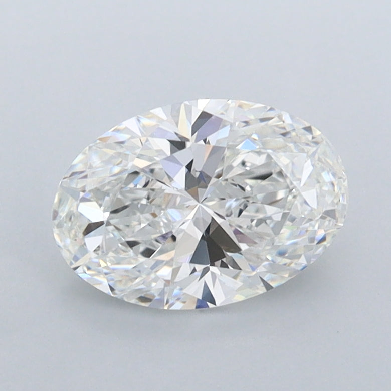 1.12 Carat Oval Shaped, Ideal Cut, E Color, FL Clarity, IGI Certified Lab Grown Diamond