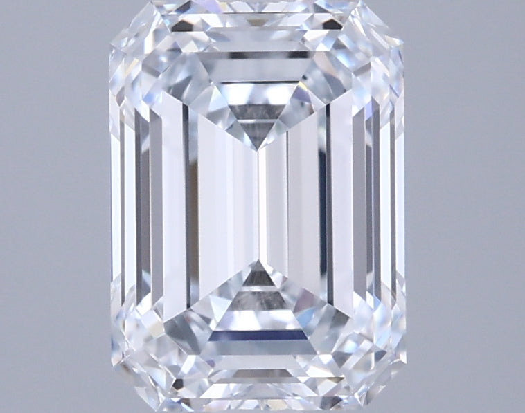 2.17 Carat Emerald Shaped, Ideal Cut, F Color, FL Clarity, IGI Certified Lab Grown Diamond