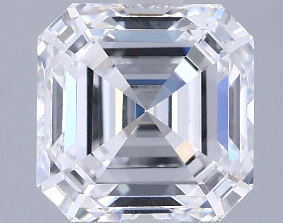 1.41 Carat Asscher Shaped, Ideal Cut, D Color, VVS1 Clarity, IGI Certified Lab Grown Diamond