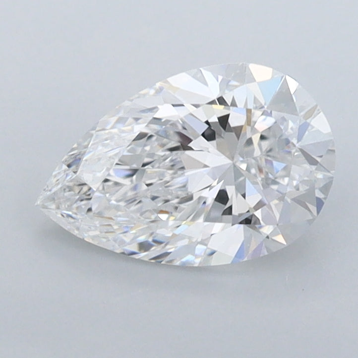 1.03 Carat Pear Shaped, Ideal Cut, D Color, VVS1 Clarity, IGI Certified Lab Grown Diamond