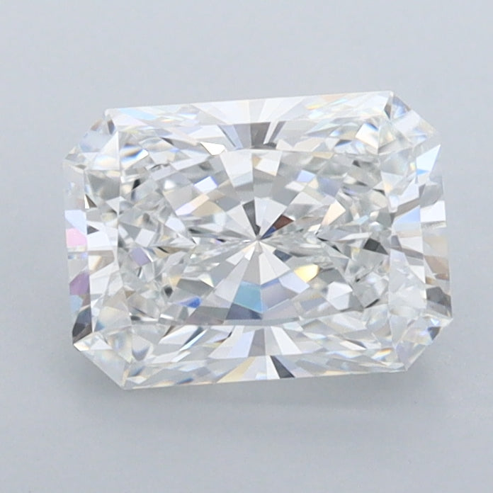 1.41 Carat Radiant Shaped, Ideal Cut, D Color, FL Clarity, IGI Certified Lab Grown Diamond