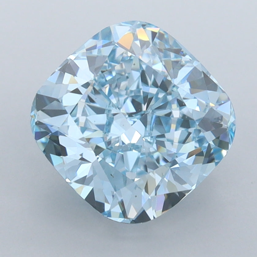 3.00 Carat Cushion Shaped, Ideal Cut, VVS1 Clarity, IGI Certified Lab Grown Diamond