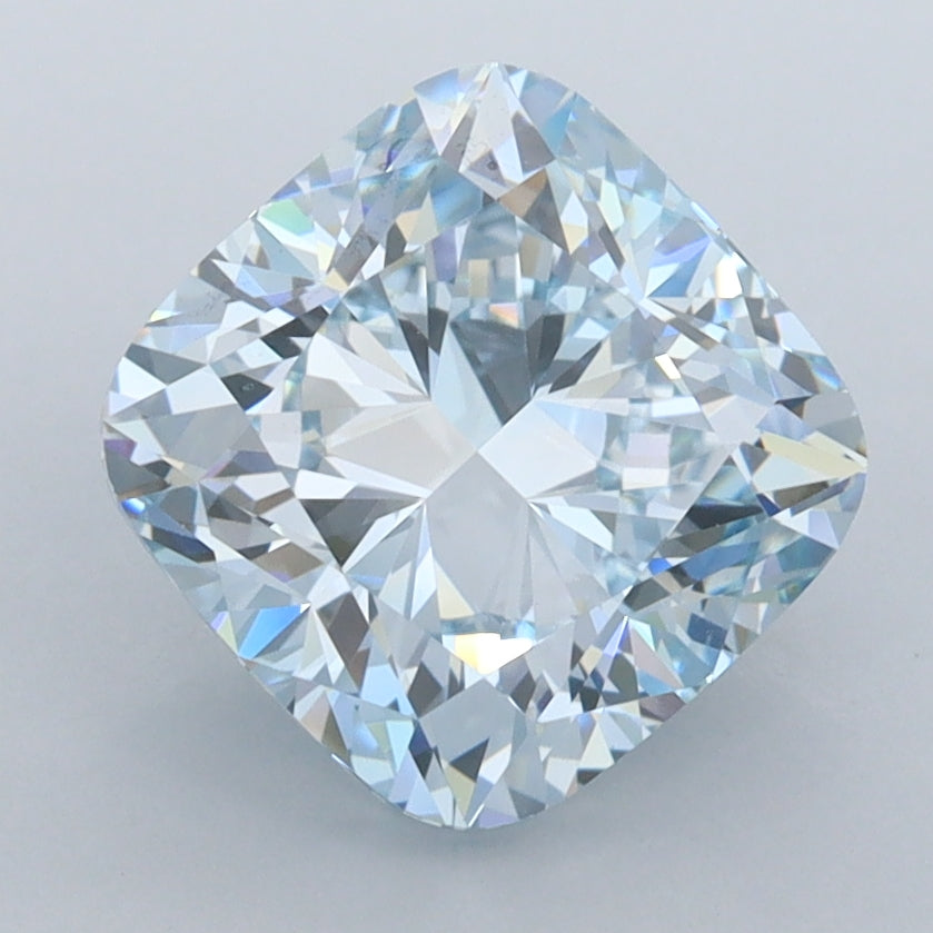 3.00 Carat Cushion Shaped, Ideal Cut, VVS2 Clarity, IGI Certified Lab Grown Diamond