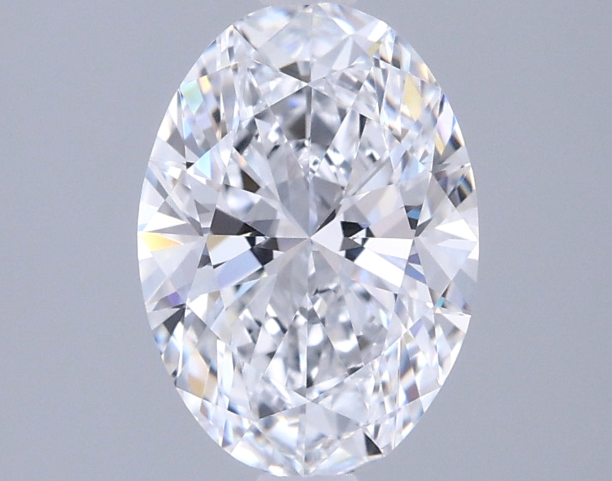 1.52 Carat Oval Shaped, Ideal Cut, D Color, VVS1 Clarity, IGI Certified Lab Grown Diamond