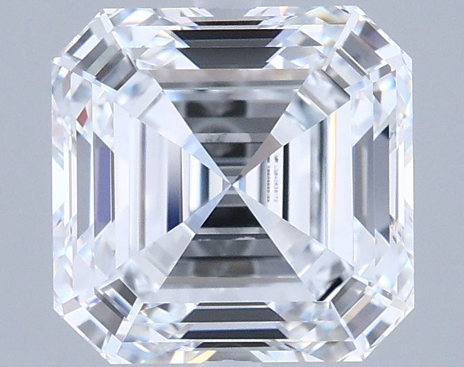2.17 Carat Asscher Shaped, Ideal Cut, F Color, VVS1 Clarity, IGI Certified Lab Grown Diamond