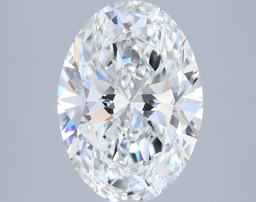 2.56 Carat Oval Shaped, Ideal Cut, F Color, VVS1 Clarity, IGI Certified Lab Grown Diamond