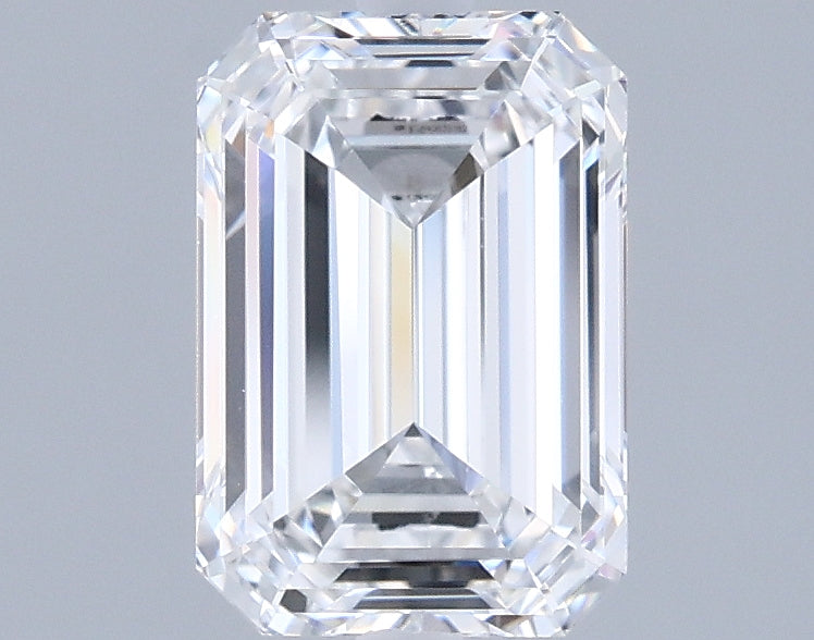 1.53 Carat Emerald Shaped, Ideal Cut, D Color, VVS1 Clarity, IGI Certified Lab Grown Diamond