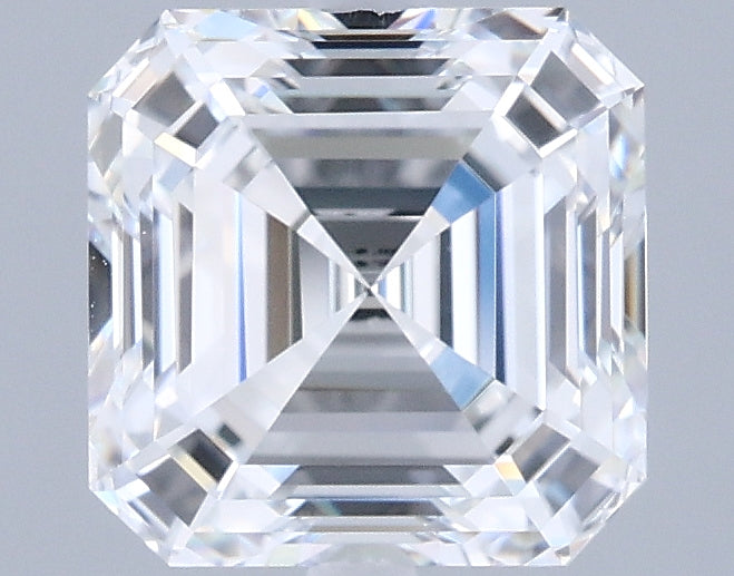 1.94 Carat Asscher Shaped, Ideal Cut, D Color, VVS1 Clarity, IGI Certified Lab Grown Diamond