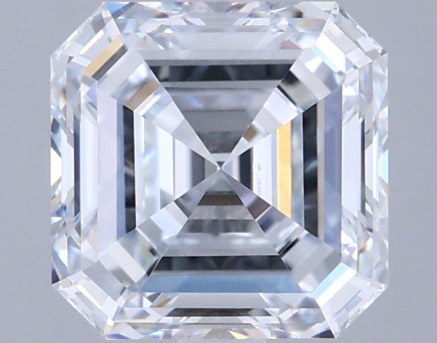 2.07 Carat Asscher Shaped, Very Good Cut, F Color, VVS1 Clarity, IGI Certified Lab Grown Diamond