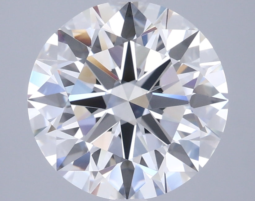3.47 Carat Round Shaped, Excellent Cut, D Color, VVS1 Clarity, IGI Certified Lab Grown Diamond