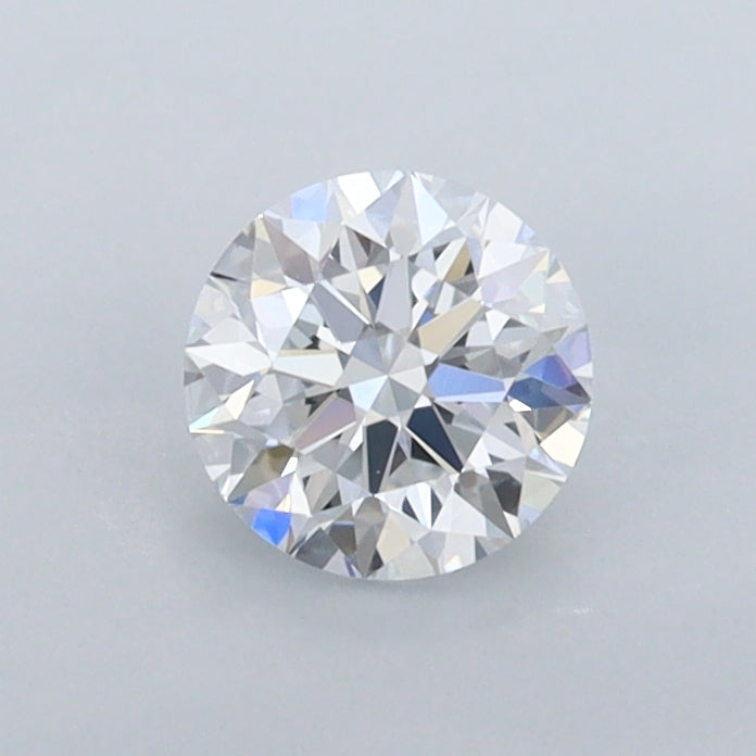 0.59 Carat Round Shaped, Excellent Cut, E Color, IF Clarity, IGI Certified Lab Grown Diamond