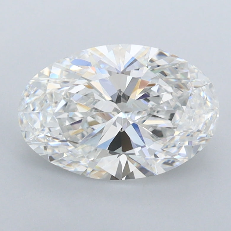 1.54 Carat Oval Shaped, Ideal Cut, E Color, VVS1 Clarity, IGI Certified Lab Grown Diamond