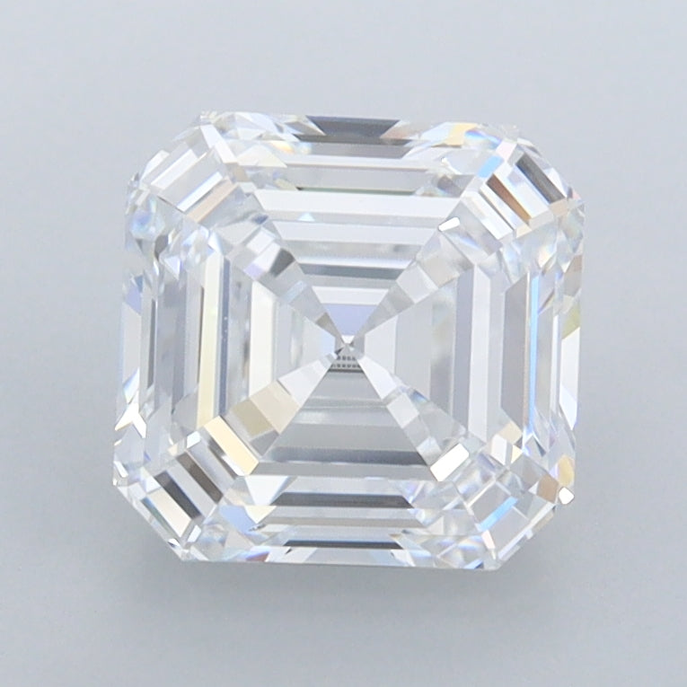 2.03 Carat Asscher Shaped, Ideal Cut, D Color, VVS1 Clarity, IGI Certified Lab Grown Diamond