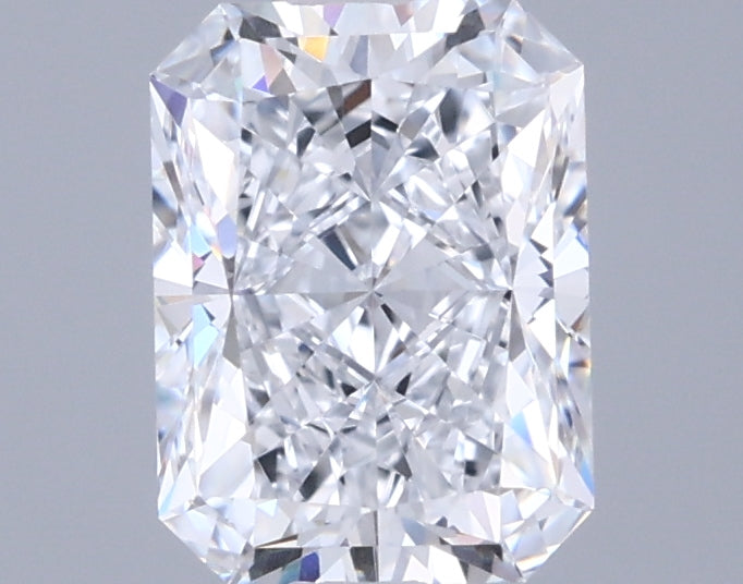 1.52 Carat Radiant Shaped, Ideal Cut, D Color, VVS1 Clarity, IGI Certified Lab Grown Diamond