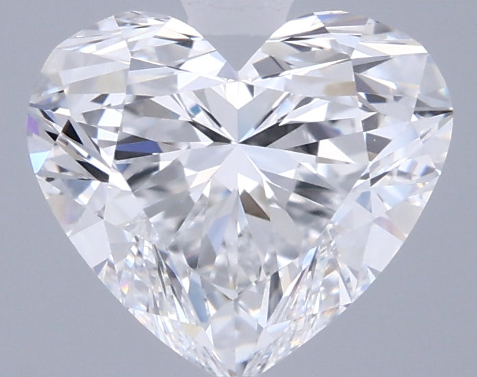 2.20 Carat Heart Shaped, Ideal Cut, D Color, VVS1 Clarity, IGI Certified Lab Grown Diamond