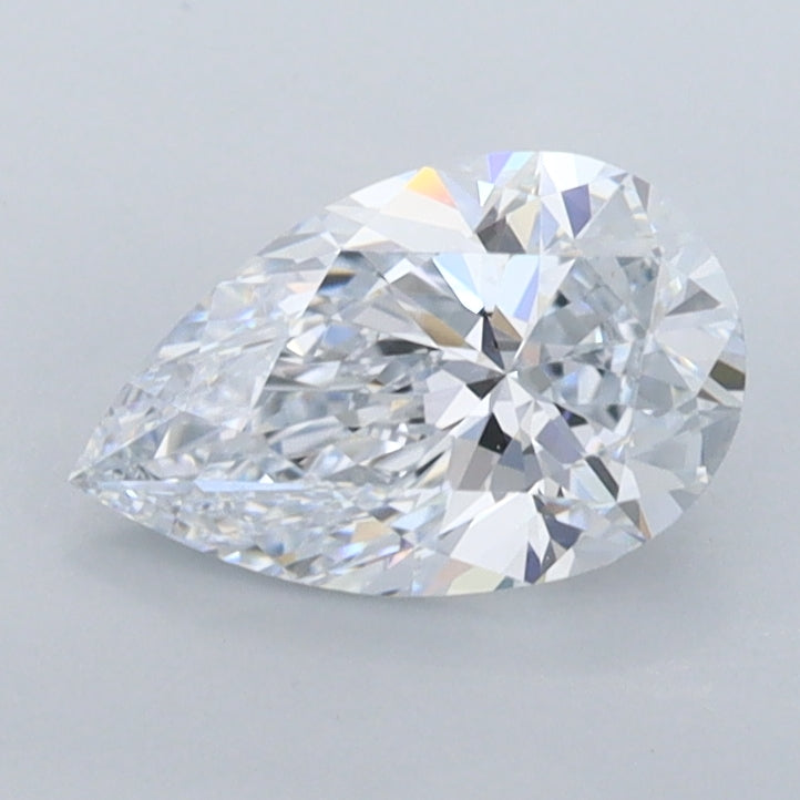1.01 Carat Pear Shaped, Ideal Cut, D Color, VVS1 Clarity, IGI Certified Lab Grown Diamond