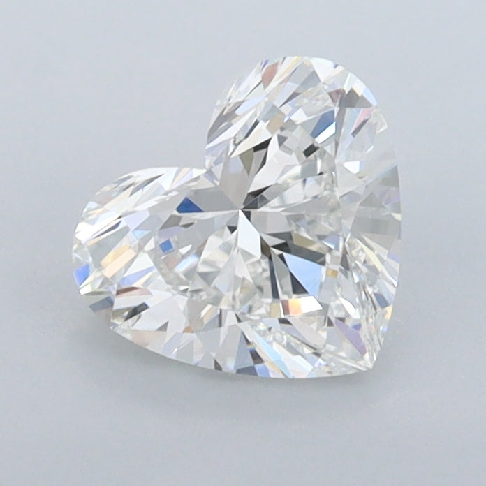1.00 Carat Heart Shaped, Ideal Cut, E Color, VVS1 Clarity, IGI Certified Lab Grown Diamond
