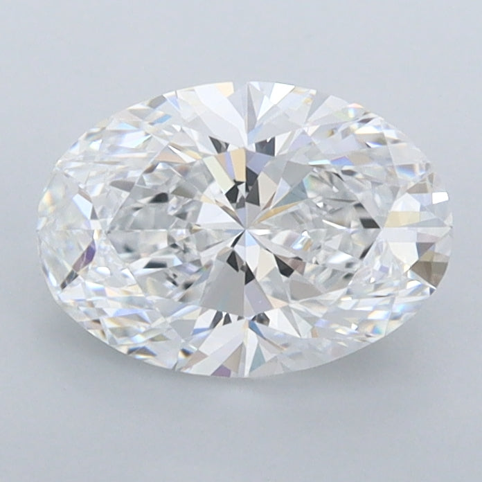 1.26 Carat Oval Shaped, Excellent Cut, D Color, FL Clarity, IGI Certified Lab Grown Diamond