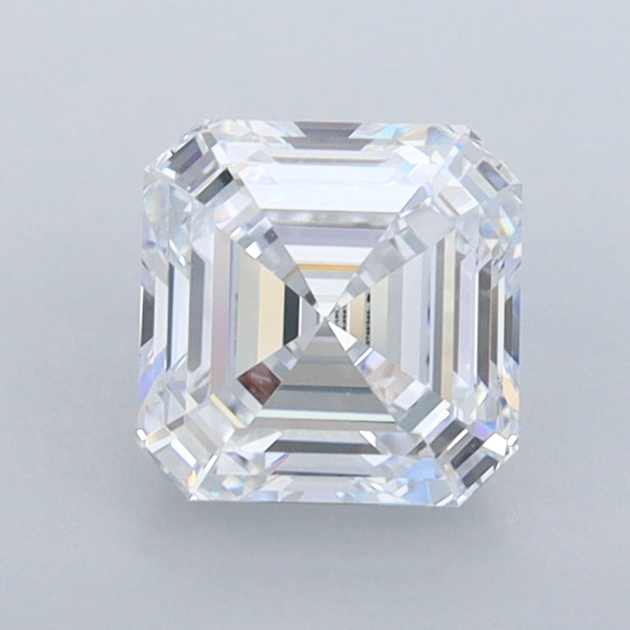 1.22 Carat Asscher Shaped, Ideal Cut, F Color, VVS1 Clarity, IGI Certified Lab Grown Diamond