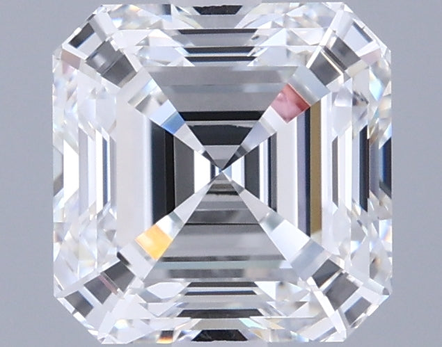 2.06 Carat Asscher Shaped, Ideal Cut, D Color, VVS1 Clarity, IGI Certified Lab Grown Diamond