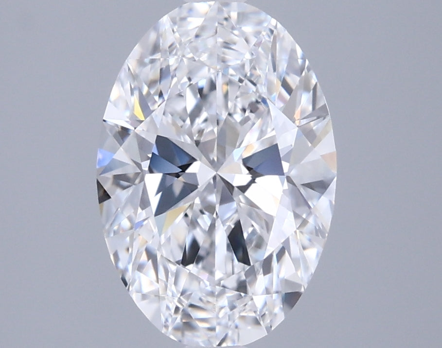 1.96 Carat Oval Shaped, Ideal Cut, D Color, VVS1 Clarity, IGI Certified Lab Grown Diamond