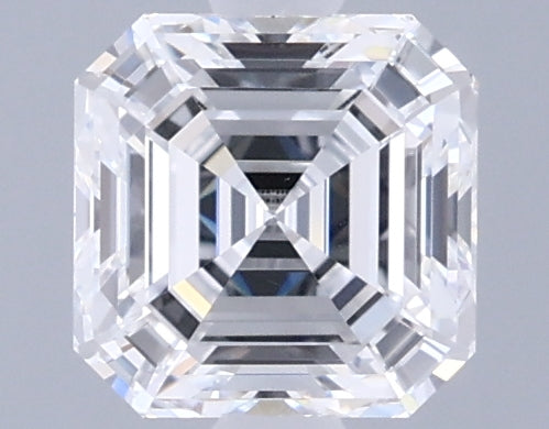 1.02 Carat Asscher Shaped, Ideal Cut, D Color, VVS1 Clarity, IGI Certified Lab Grown Diamond