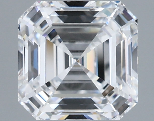 2.00 Carat Asscher Shaped, Excellent Cut, D Color, VVS1 Clarity, IGI Certified Lab Grown Diamond