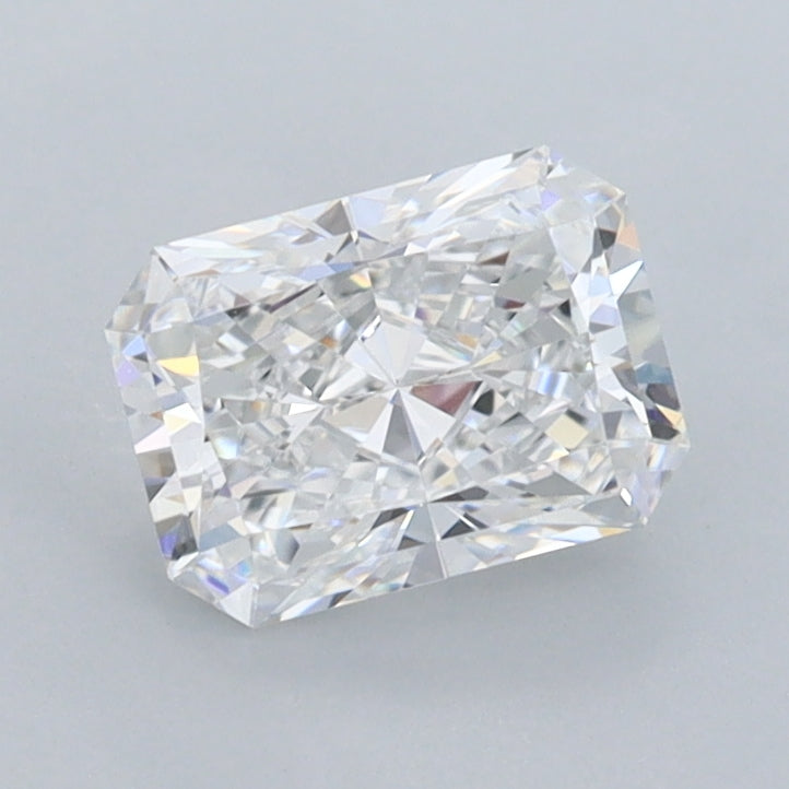 1.01 Carat Radiant Shaped, Ideal Cut, D Color, FL Clarity, IGI Certified Lab Grown Diamond