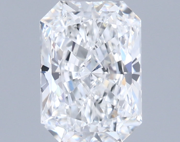 0.98 Carat Radiant Shaped, Ideal Cut, E Color, VVS1 Clarity, IGI Certified Lab Grown Diamond