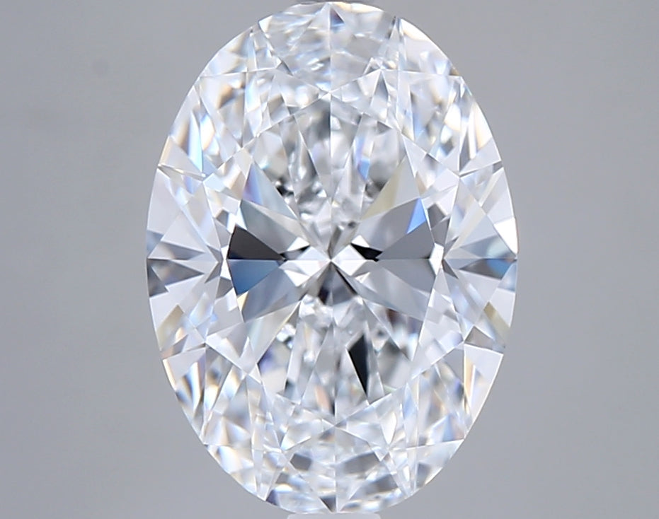 3.54 Carat Oval Shaped, Ideal Cut, E Color, VVS1 Clarity, IGI Certified Lab Grown Diamond