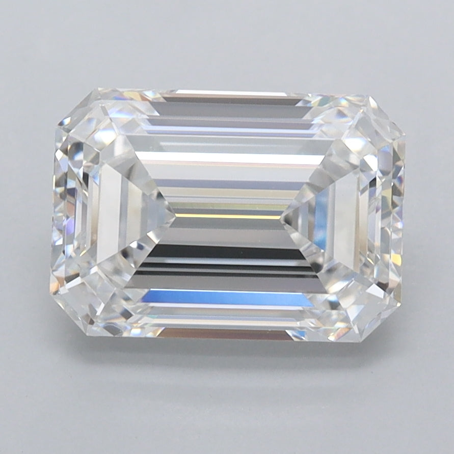2.61 Carat Emerald Shaped, Ideal Cut, D Color, VVS1 Clarity, IGI Certified Lab Grown Diamond