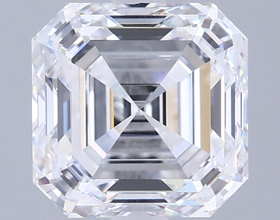 1.76 Carat Asscher Shaped, Ideal Cut, D Color, VVS1 Clarity, IGI Certified Lab Grown Diamond