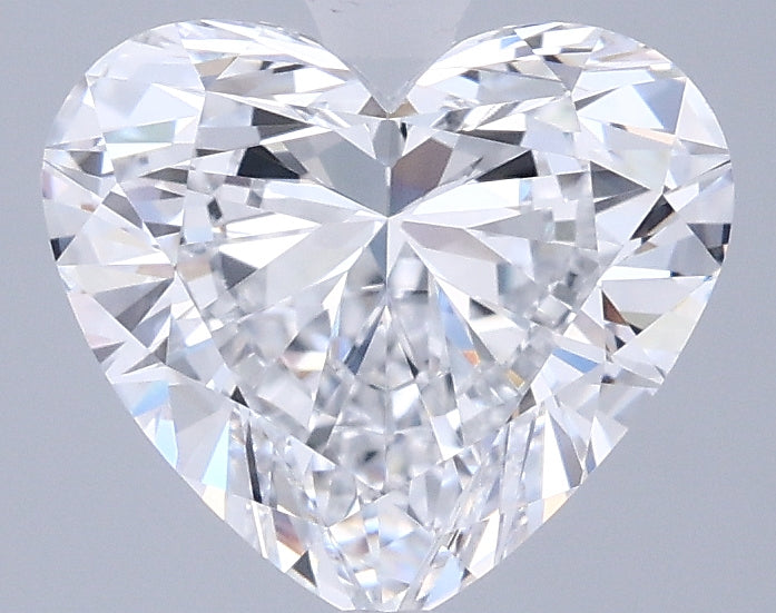 2.32 Carat Heart Shaped, Excellent Cut, D Color, VVS1 Clarity, IGI Certified Lab Grown Diamond